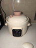 天际（TONZE）母婴电炖锅 宝宝辅食锅陶瓷 蒸煮米油分月龄直炖微压炖锅BB煲迷你炖盅DDG-10DB 1L 实拍图