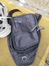 【京东物流】运动便携男女胸包单肩斜挎骑行健身训练瑜伽帆布包 黑色-双层 实拍图
