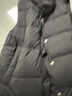 坦博尔秋冬羽绒服短款女士马甲背心90鸭绒休闲保暖外套TD236006 黑色 2XL (180) 实拍图