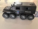 妈宝孖宝合金特警察装甲玩具车可发射导炮弹超大号汽车模型儿童3-6岁2男孩 实拍图