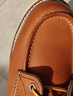 RED WING红翼875 工装靴6寸马丁靴E楦油鞣皮牛皮手工方头男大黄靴新年红品 褐色 8 (美码E头) 实拍图