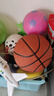 361°篮球中小学训练室内外耐磨5号橡胶儿童玩具篮球 棕色 实拍图
