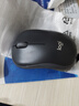 罗技（Logitech）M185鼠标 无线鼠标 办公鼠标 对称鼠标 黑色灰边 带无线2.4G接收器 实拍图