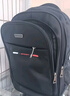 袋鼠双肩包男士背包大容量行李旅游包学生书包女初中商务笔记本电脑包 黑色配红标 实拍图