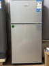 志高（CHIGO）小冰箱迷你小型家用冷藏冷冻两用宿舍出租房用双门办公室电冰箱节能省电 【一级能效】98L银色【三天约一度电】 实拍图