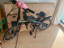 KOSDA科盛达折叠自行车20寸KS300折叠自行车海豚折叠车亲子折叠自行车 变色蓝|海豚车架 铝合金车架+机械碟刹 451轮组|适合140-185cm 禧玛诺9速 实拍图