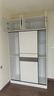 白浅【免费安装】衣柜卧室储物柜子移门衣橱简易推拉门大衣柜 【两门】1.4米主柜+顶柜 实拍图