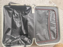 贝初众行李箱次日达小型可登机箱大容量拉杆旅行密码皮箱子高颜值 牛奶白【升级多功能】加厚款 22英寸 【短途旅行】闪电发货 实拍图