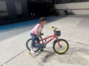 凤凰（Phoenix）自行车儿童男女孩3-6-10-13岁带辅助轮小恐龙红18寸生日新年礼物 实拍图