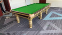都格台球桌标准型钢库家用斯诺克商用成人球桌子中式黑八室内 9尺 银腿-【高配】-木库-大理石 实拍图