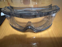 代尔塔 防护眼镜 防沙风护目镜 透明镜片 防冲击防雾防化防飞溅 骑行挡风眼罩101104 透明/黑色(防风防飞溅) 实拍图