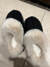 水星家纺棉拖鞋秋冬女男情侣冬季家居棉拖鞋室内保暖棉拖鞋 黑40-41码 实拍图