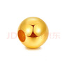 金小貅黄金转运珠古法足金999小金珠重版加厚金珠投资金攒金DIY配件手串 1.6g,4mm古法珠重版8颗 实拍图