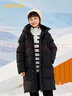 巴拉巴拉羽绒服中长款冬加厚外套男女童连帽亲子装防风防泼水209425107212 实拍图