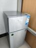 华宝小冰箱小型家用出租房用冷藏冷冻两用一级能效节能省电迷你宿舍寝室办公室二门电冰箱 【一级能效】68L银色【三天不到一度电】 实拍图