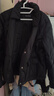 太平鸟女装羽绒服轻薄多巴胺无胆衬衫羽绒休闲外套短款 黑色 S 实拍图
