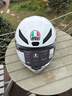 AGV K1S头盔K1摩托车机车全盔四季通用全覆式跑盔男女广角通风透气3C K1S-WHITE M（适合55-56头围） 实拍图