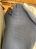 优衣库女装可机洗纽花针织连帽套头衫/25秋冬新款478871 68 深蓝色 XL /165/92 实拍图