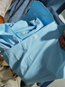 儿童防水雨衣带书包位隐藏式书包位大帽檐环保无异味上学户外新款 深蓝拼蓝 XXXL 实拍图