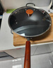 炊大皇铁锅家用无涂层不锈炒锅燃气灶专用炒锅炒菜锅平底锅极铁锅30cm 实拍图