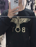 BOY LONDON【经典款】秋季情侣款上衣休闲百搭潮牌纯棉卫衣N03909 黑色 经典款 L 实拍图