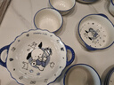 佩尔森釉下彩卡通陶瓷餐具碗碟套装家用碗盘餐具整套帕趣狗4人食12件 实拍图