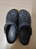 卡骆驰（CROCS）洞洞鞋贝雅男鞋女鞋轻便耐磨一脚蹬拖鞋休闲鞋|10126 黑色-001 45 (290mm) 实拍图