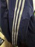 adidas休闲简约三条纹梭织立领夹克外套男装秋季阿迪达斯三叶草   深蓝(推荐选大一码)   XL 实拍图