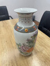 收藏天下景德镇陶瓷器仿古粉彩花瓶客厅摆件酒柜玄关博古架电视柜瓷瓶摆设 花开富贵松子瓶【单瓶】+底座37cm 实拍图