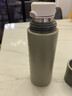 苏泊尔（SUPOR） 保温杯316L不锈钢大容量水杯学生保温杯男女士车载户外便携杯子 水墨绿【茶滤款】500ml 实拍图