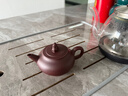 藏壶天下宜兴名家纯手工原矿紫砂壶小容量中式茶具一人用泡茶壶 纳福水平 260ml 实拍图