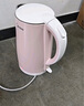 美的（Midea）电热水壶电水壶烧水壶双层防烫价保11.11 0涂层 食品级304不锈钢1500W快速沸腾1.7L大容量 HJ1705 实拍图