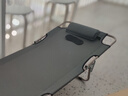 折叠床单人床办公室简易午休神器床多功能便携躺椅成人午睡行军床 灰色170-18管56床含头枕 实拍图