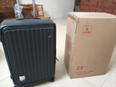 皇冠（CROWN）拉链铝框箱行李箱大容量万向轮侧开旅行箱暑期出游箱5278-25-铁灰 实拍图