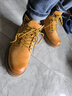 骆驼（CAMEL）王俊凯同款马丁靴高帮秋户外工装大黄靴男 G15W136025 沙漠黄 41 实拍图