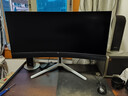 泰坦军团 34英寸 MiniLED 1152分区 HDR1000 180Hz 内置音箱 Type-C65W 21:9曲面带鱼屏电竞显示器M34E7R-N 实拍图