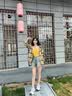 CAMILA KSENIA老爹鞋女士2026年新款夏季休闲跑步鞋百搭厚底增高网面透气运动鞋 灰蓝色 37 实拍图
