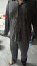 睡衣男冬季春秋棉感长袖长裤男士家居服可外穿两件套 条纹 4XL 实拍图