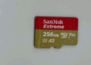 闪迪（SanDisk）256GB TF(MicroSD)内存卡 4K极速金卡A2 V30 U3行车记录仪 运动相机无人机 监控存储卡 读190MB/s 实拍图