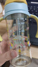 贝亲（Pigeon）自然成长翻盖直饮吸管 大童奶瓶330ml 马戏团 18月+ AA279 实拍图