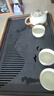 尚言坊茶盘带排水家用仿乌金石办公室小型茶台茶具沥水干泡台茶托盘 实拍图