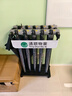 洛滑雨伞架带锁头铁艺烤漆超市银行酒店大堂商用通用门口放雨伞收纳架 加高10头+10把双人直把伞可定制 实拍图