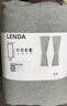 宜家（IKEA）LENDA伦达窗帘卧室客厅阳台飘窗遮光帘可机洗遮阳布 灰白色窗帘140x250cm 2幅 实拍图