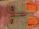 大嘴猴（paul frank）棉拖鞋女士秋冬季室内家居拖鞋毛绒保暖厚底棉鞋女款果绿260PF607 实拍图