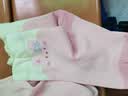尼多熊儿童袜子夏季薄款透气棉袜婴儿透气夏季女童无骨袜儿童袜 4双装 实拍图