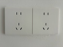 罗格朗（LEGRAND）开关插座 简悦系列陶瓷白色 86型墙壁插座 一位六类电脑网络插座 实拍图