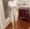 猫人收腹裤女夏季薄款束腰塑形提臀高腰收小肚子强力收腹塑身安全裤女 平角 黑色（单条装） M 【尺码偏小，建议拍大一码】 实拍图