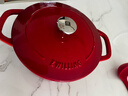 双立人（ZWILLING）珐琅锅铸铁锅汤锅圆形炖锅煲汤锅炖肉锅燃气电磁炉通用 红色24cm 实拍图