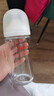 贝亲（Pigeon）玻璃奶瓶宽口径防胀气240ml M号奶嘴 3月+ AA187  实拍图