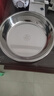 JXIEUM德国特厚食品级不锈钢圆盘加厚家用菜盘蒸鱼凉皮肠粉专用圆形蒸盘 JXieum抗菌加厚不锈钢圆盘 1个 30cm 实拍图